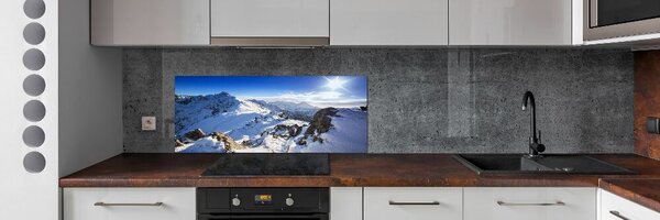 Panou sticlă bucătărie Summit-ul Tatra