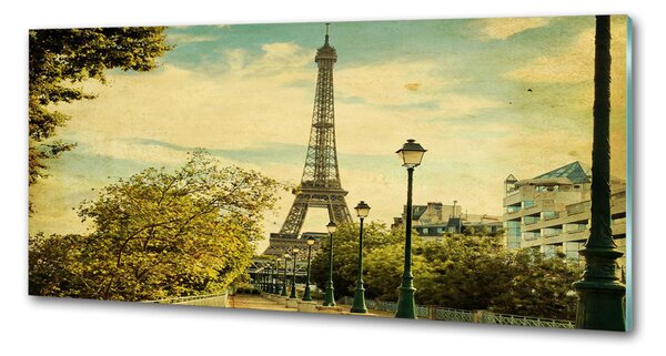 Panou sticla securizata bucatarie Turnul Eiffel din Paris