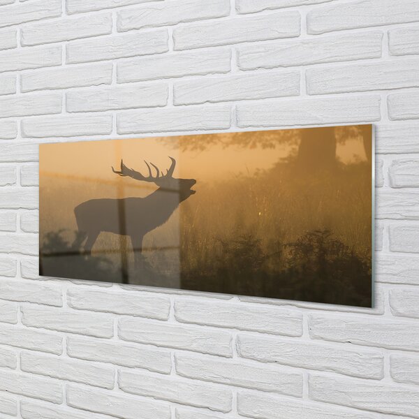 Panouri de sticlă Sunrise Deer