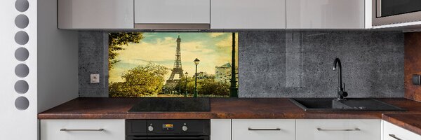 Panou sticla securizata bucatarie Turnul Eiffel din Paris