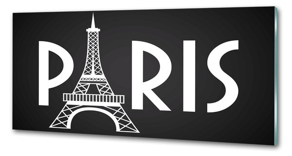 Sticlă printata bucătărie Paris