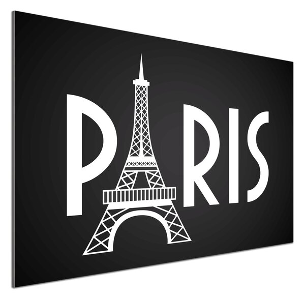 Sticlă printata bucătărie Paris