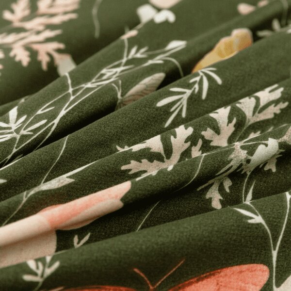 Lenjerie de pat din microfibra COLORFUL MEADOW verde inchis Dimensiune lenjerie de pat: 70 x 90 cm | 140 x 200 cm