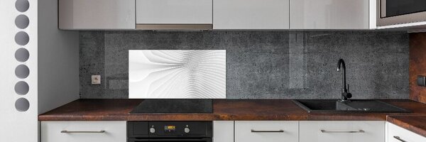 Panou sticlă decorativa bucătărie linii abstracte
