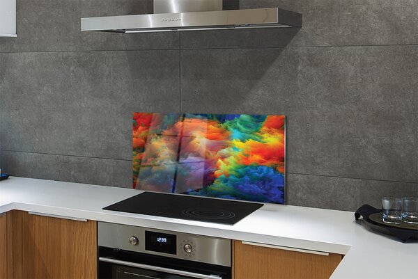 Panouri de sticlă fractali colorate 3d