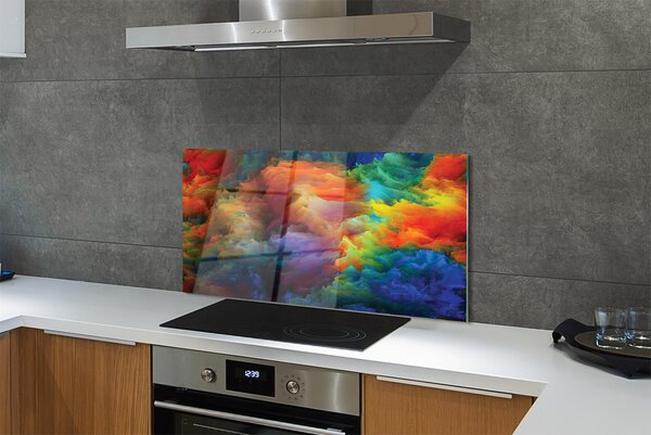 Panouri de sticlă fractali colorate 3d