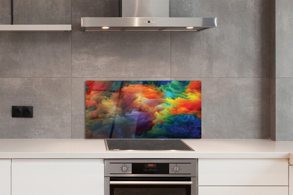 Panouri de sticlă fractali colorate 3d