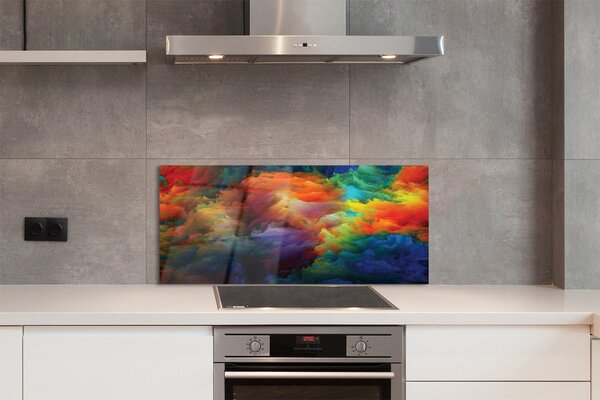 Panouri de sticlă fractali colorate 3d