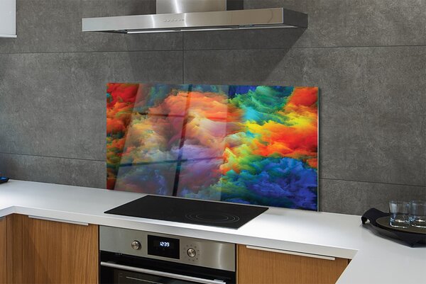 Panouri de sticlă fractali colorate 3d