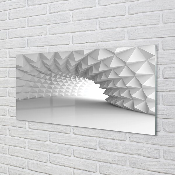 Panouri de sticlă Conurile 3d tunel