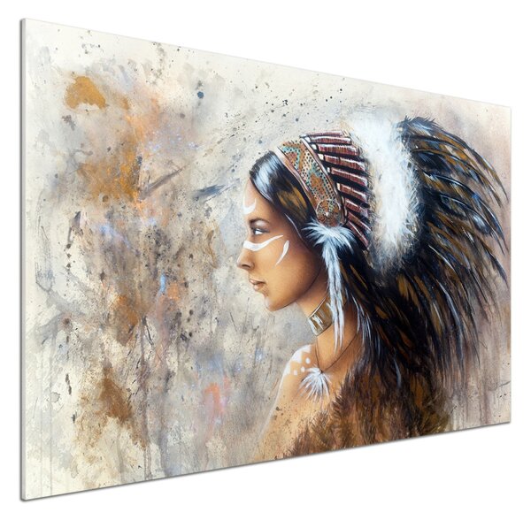 Sticlă printata bucătărie indian