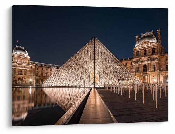 Tablou - Louvre noaptea (70x50 cm)