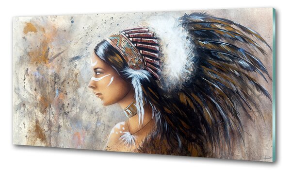 Sticlă printata bucătărie indian
