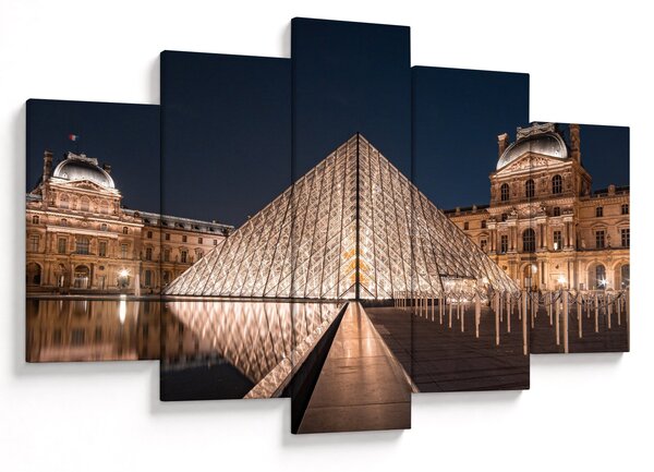 Tablou - Louvre noaptea (150x105 cm)