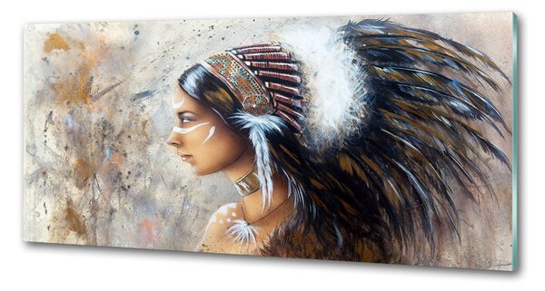 Sticlă printata bucătărie indian
