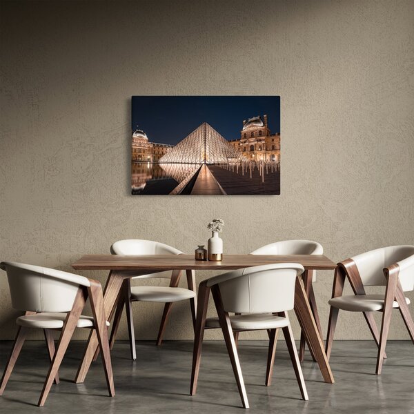 Tablou - Louvre noaptea (90x60 cm)