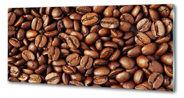 Sticlă printata bucătărie Boabe de cafea