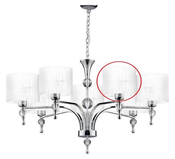 Abajur de rezervă pentru lustră Azzardo IMPRESS d. 18 cm