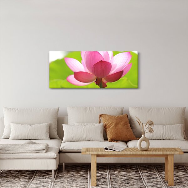 Tablou cu flori de lotus (120x50 cm)