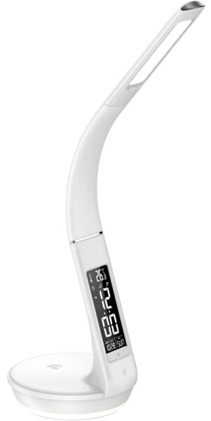 Lampă LED dimabilă cu funcție de încărcare fără fir Qi 5W și afișaj Retlux LED/6W/230V 3000/4000/6000K alb