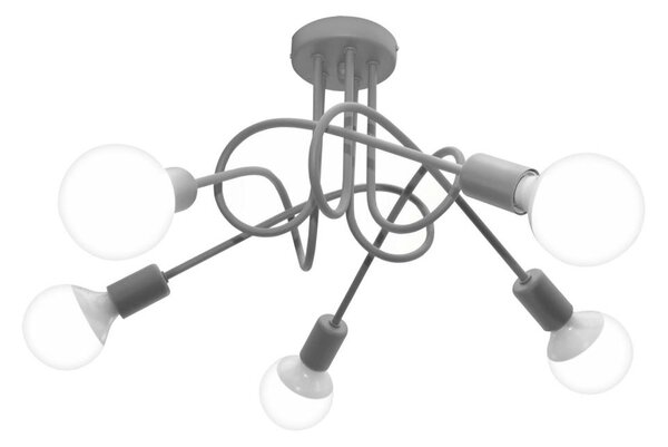 Lustră aplicată pentru copii OXFORD 5xE27/15W/230V