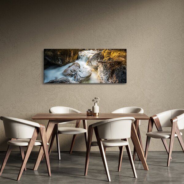 Tablou - Râul din pădure (120x50 cm)