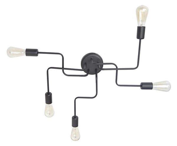 Lustră aplicată TUBE 5xE27/15W/230V