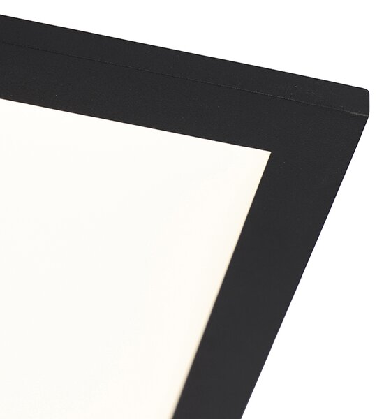 Plafoniera moderna neagra cu LED inclus 120 cm - Liv