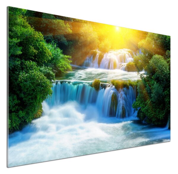 Panou sticla securizata bucatarie cascada Krka