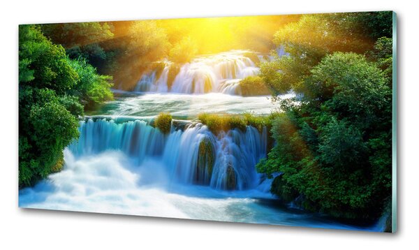Panou sticla securizata bucatarie cascada Krka