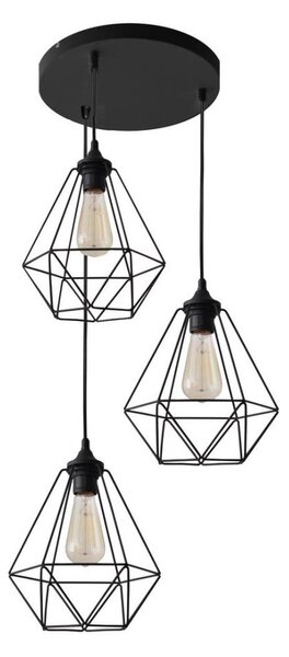 Lustră pe cablu KARO 3xE27/15W/230V