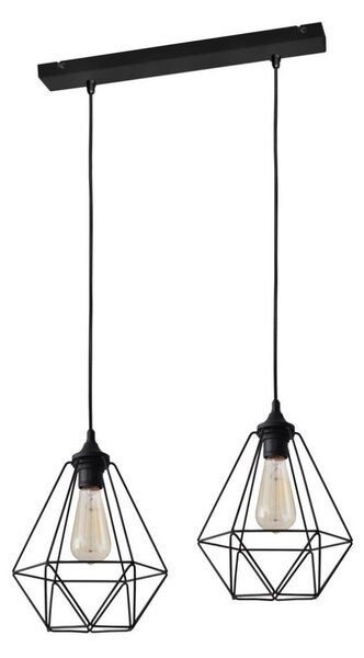 Lustră pe cablu KARO 2xE27/15W/230V