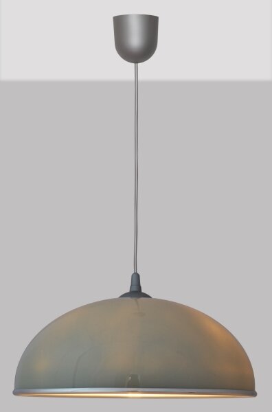 Lustră pe lanț CIRCLE 1xE27/15W/230V gri