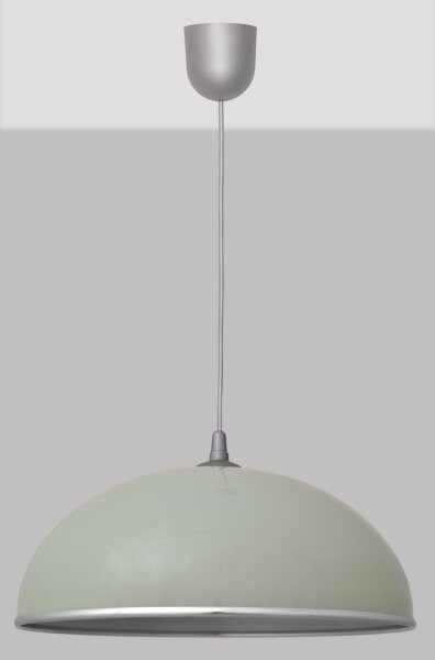 Lustră pe lanț CIRCLE 1xE27/15W/230V gri