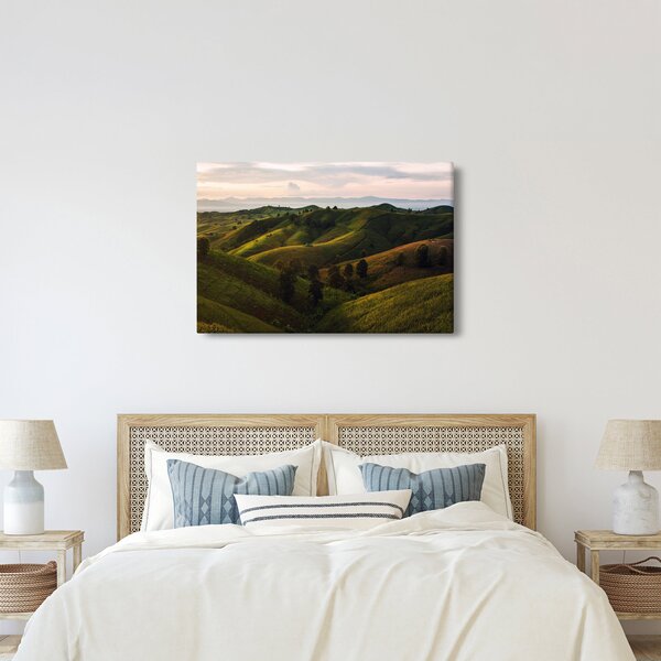 Tablou - Priveliște spre dealurile din Thailanda (90x60 cm)