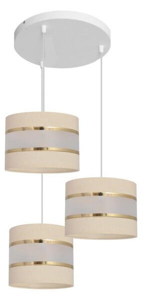 Lustră pe cablu HELEN 3xE27/15W/230V crem