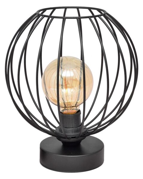 Lampă de masă MERCURE 1xE27/15W/230V neagră