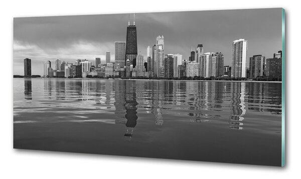 Sticlă printata bucătărie Chicago