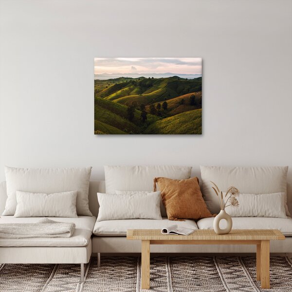 Tablou - Priveliște spre dealurile din Thailanda (70x50 cm)