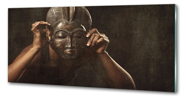 Panou de bucătărie mască africană
