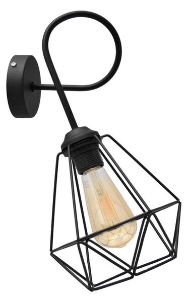 Aplică KARO 3xE27/15W/230V neagră