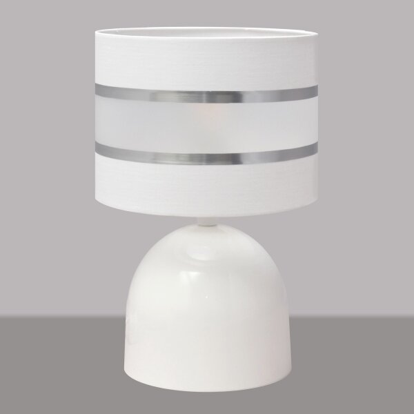 Lampă de masă HELEN 1xE27/15W/230V albă