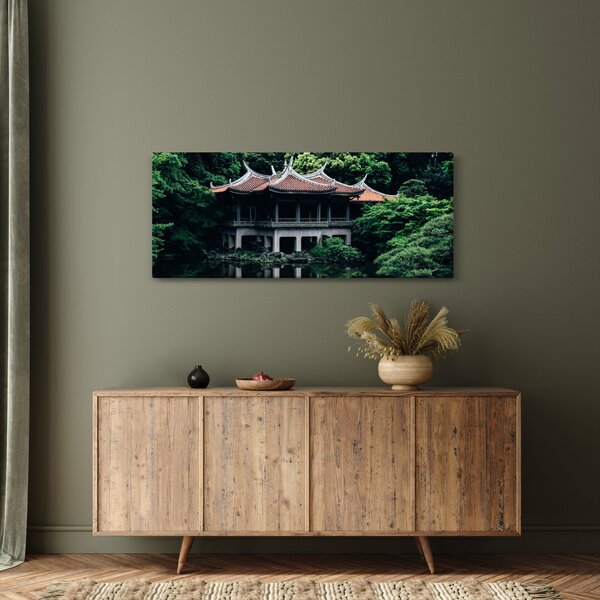 Tablou cu grădina japoneză națională (120x50 cm)