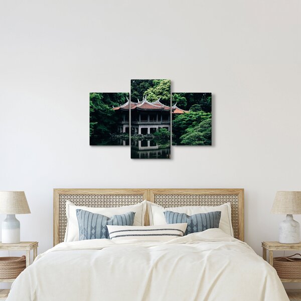 Tablou cu grădina japoneză națională (90x60 cm)