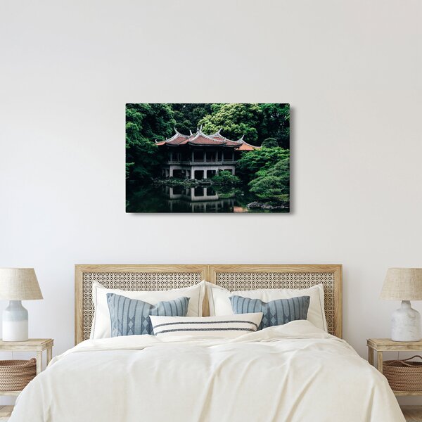 Tablou cu grădina japoneză națională (90x60 cm)