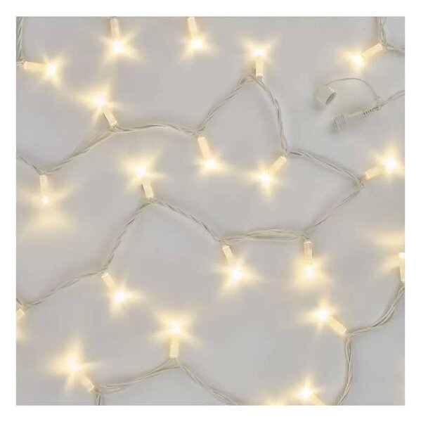 Ghirlandă conectabilă 50xLED/5m IP44 alb cald alb