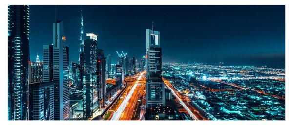 Tablou - Noaptea la Dubai (120x50 cm)