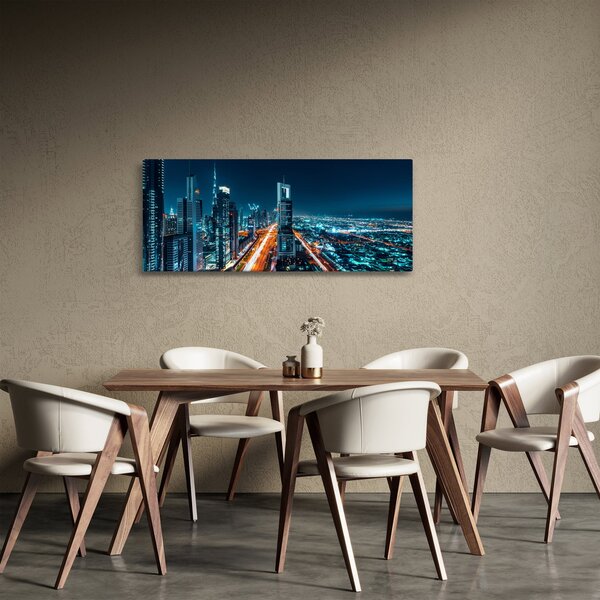 Tablou - Noaptea la Dubai (120x50 cm)
