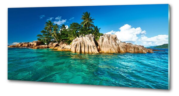 Panou sticla securizata bucatarie Insula tropicala