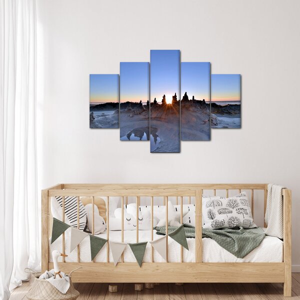 Tablou cu scenerie de nisip (150x105 cm)